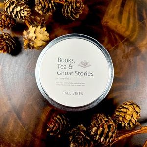 Ghost Stories Fall Candle | Tin | Autumn Candle | 8oz | Halloween Candle